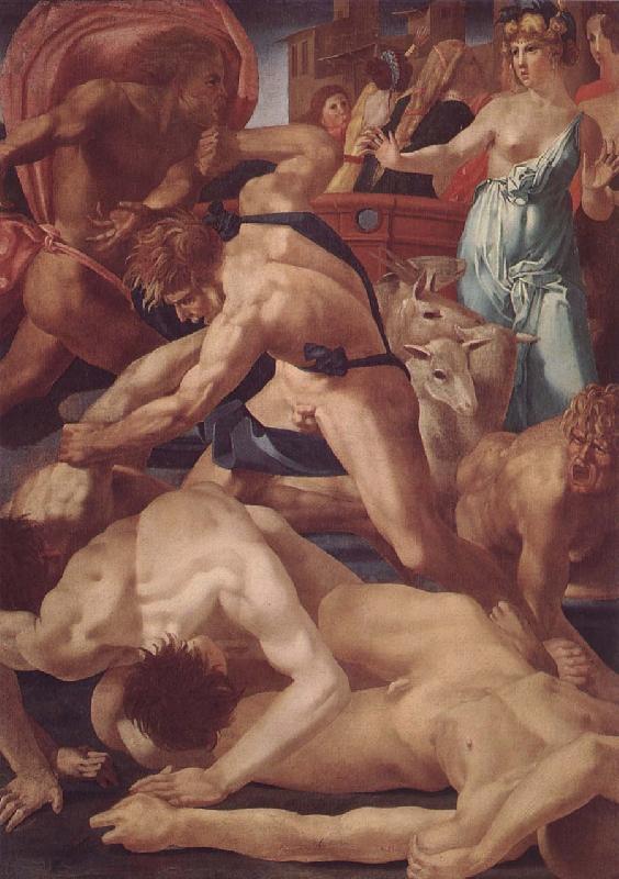 Medardo Rosso Moses forsvarar Jethros dottrar oil painting picture